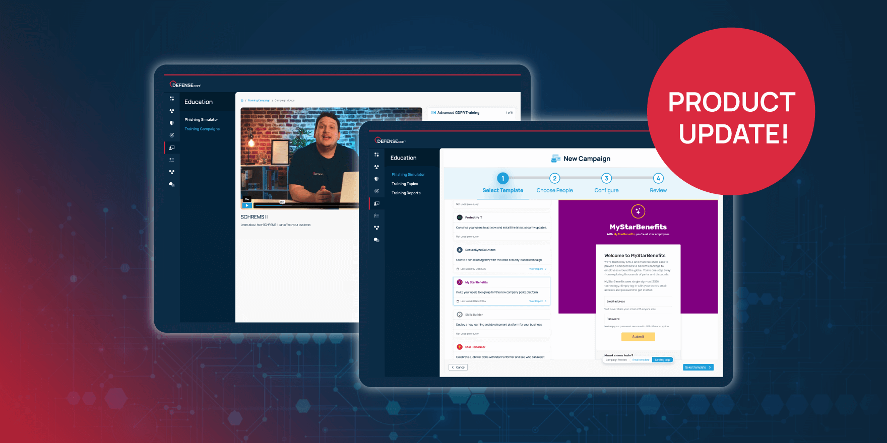 Product Update - Phishing & Training